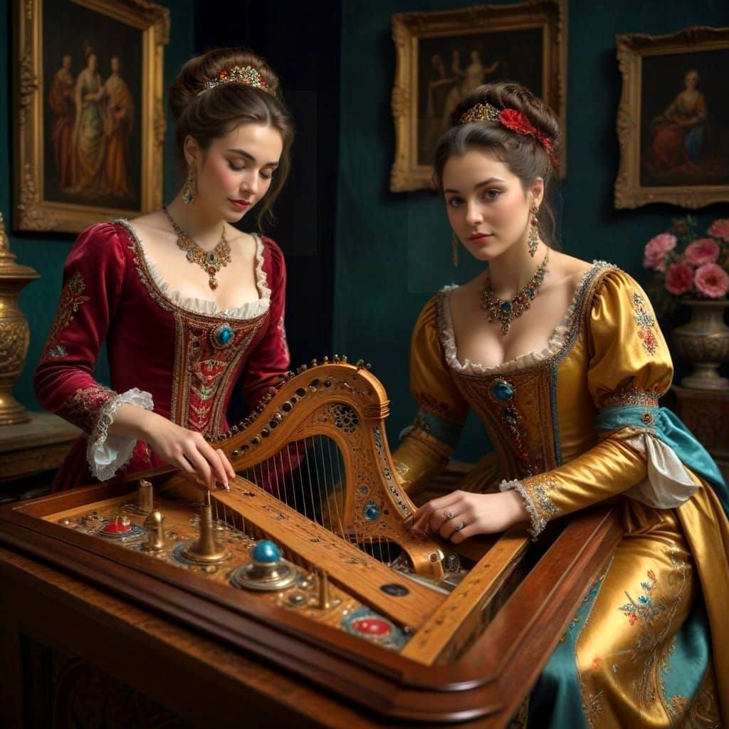 Eccentric Ladies Restore Ancient Instruments in Vibrant Surr...