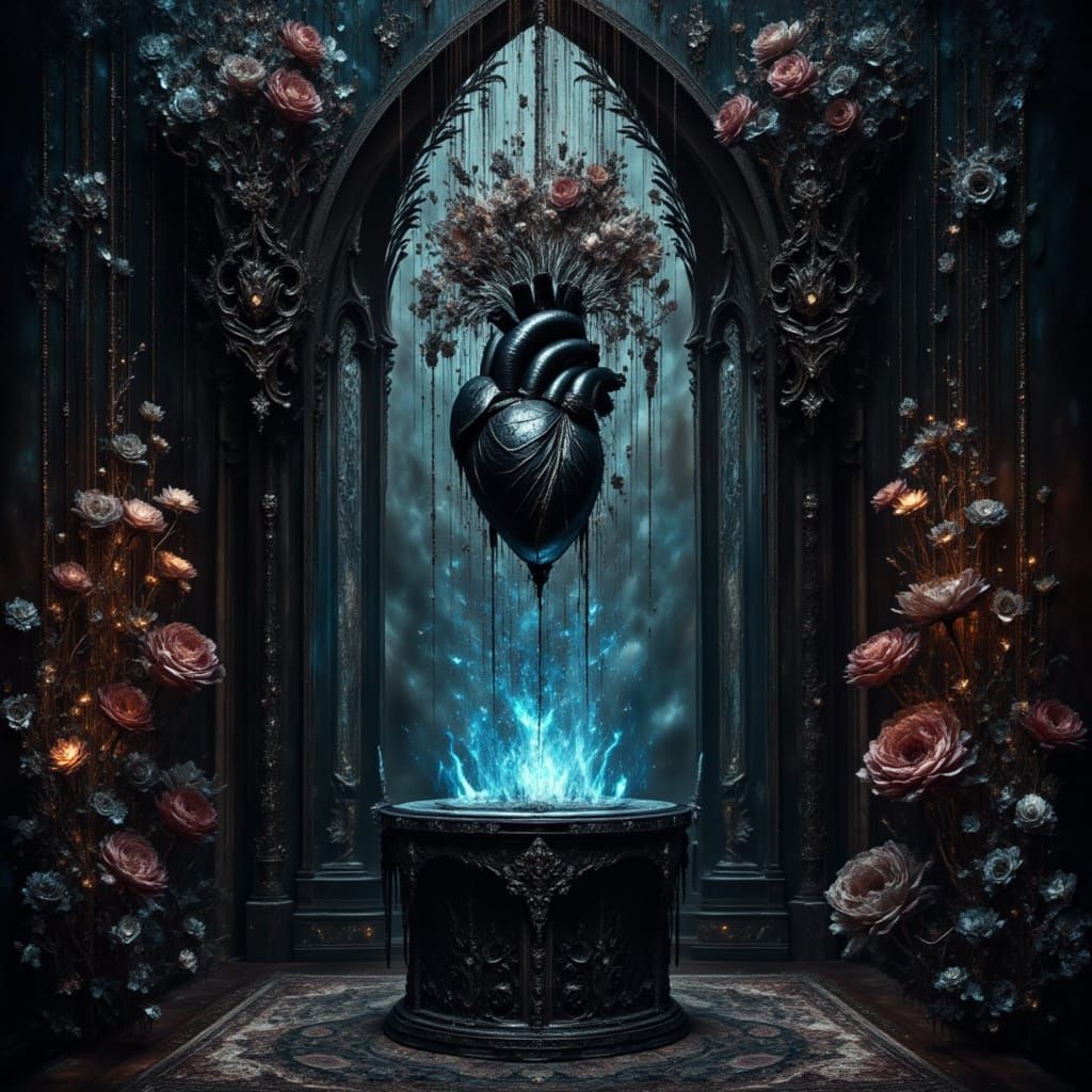 Altar for a dead heart that refuses to lose hope