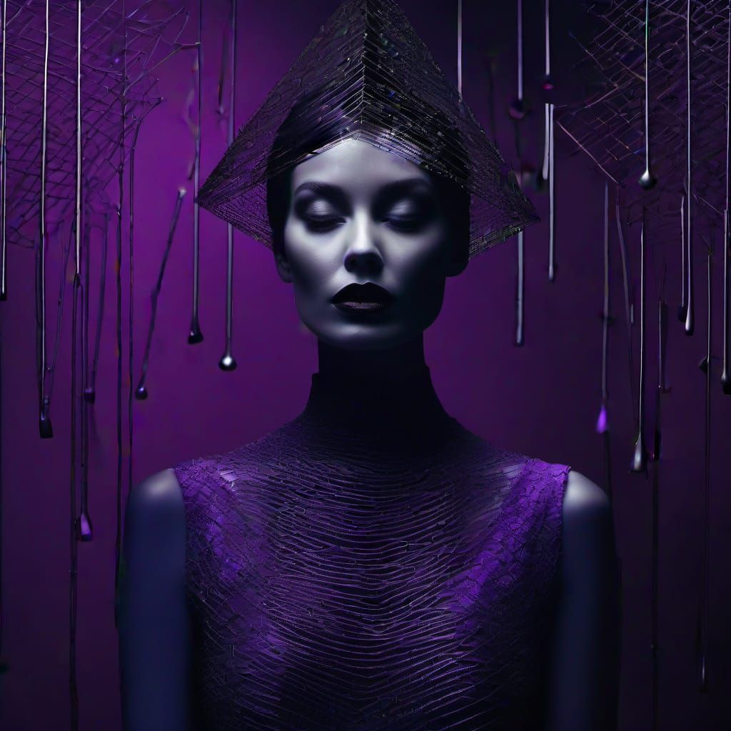 Stoic in purple.