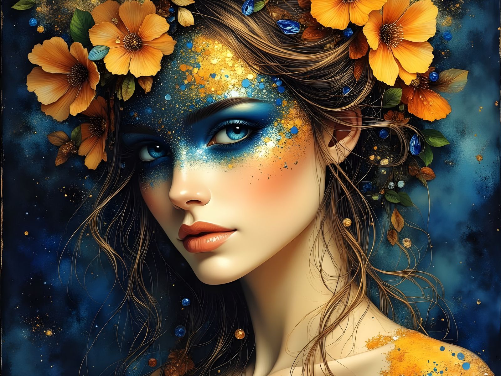 Blue Eyes  by @Laura James