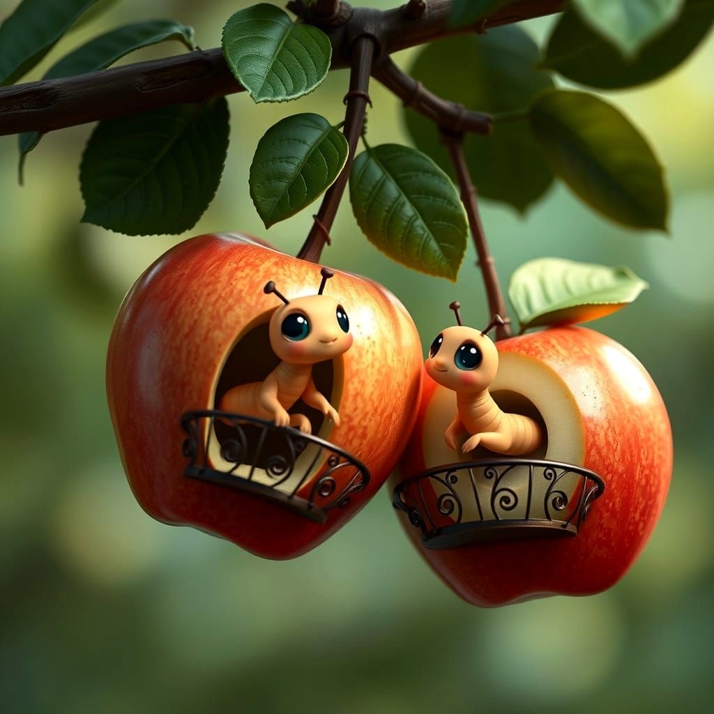 My Home is My Apple  by @PurpleSunSet