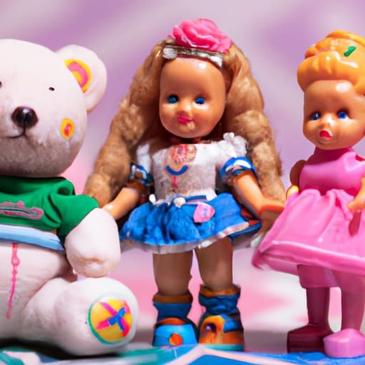 Juguetes de los años 80 , ositos ,  Strawberry Shortcake y B...
