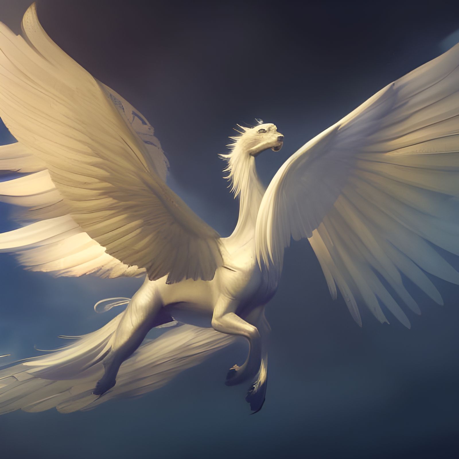 Pegasus Dragon Ai Generated Artwork Nightcafe Creator