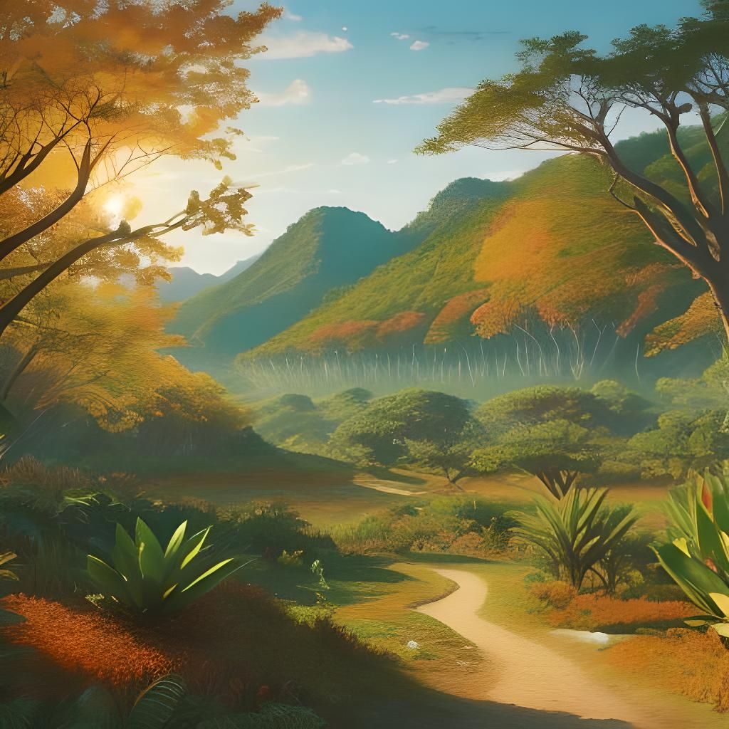 Abundant Foliage and Diverse Plant Life