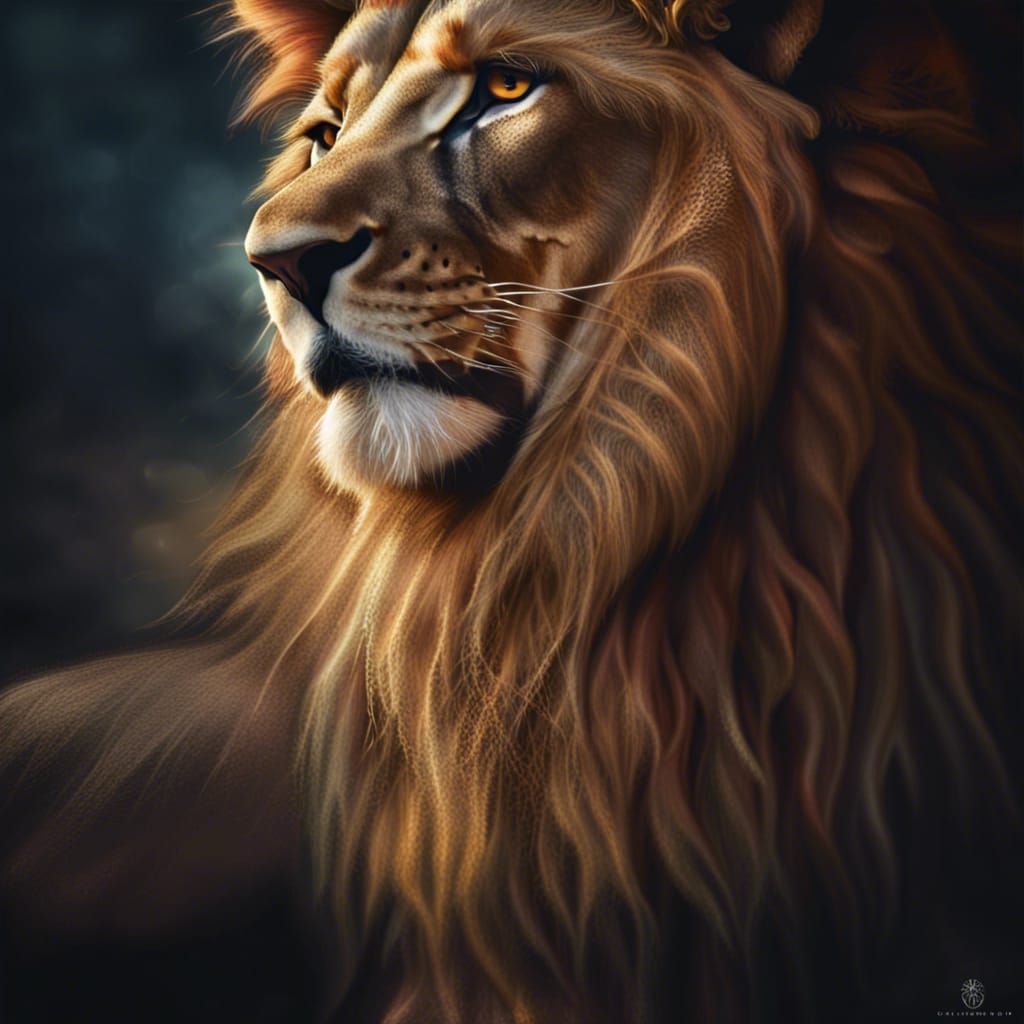 Lion - AI Generated Artwork - NightCafe Creator