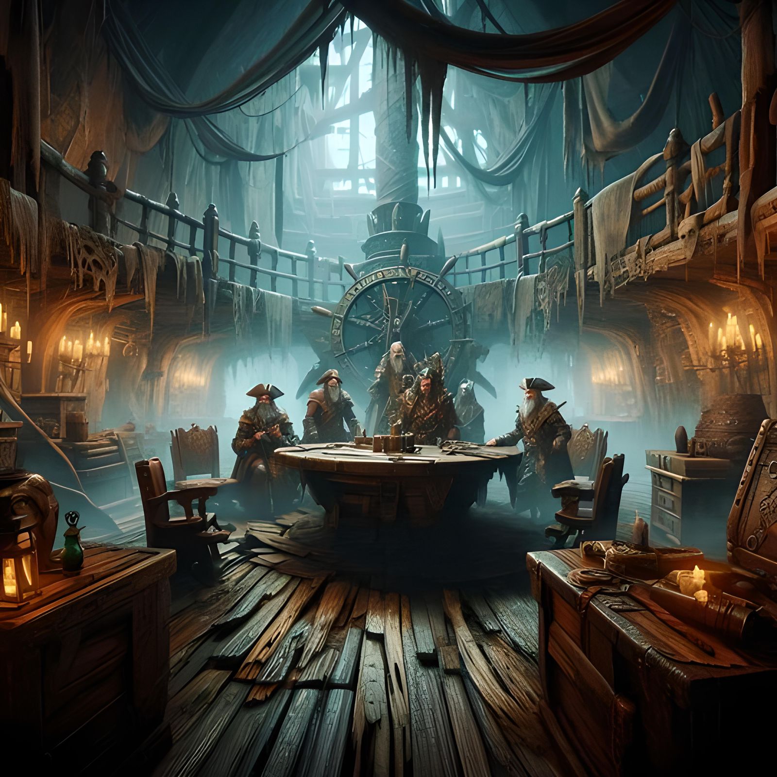 Titans of the Tides, Captain War table.