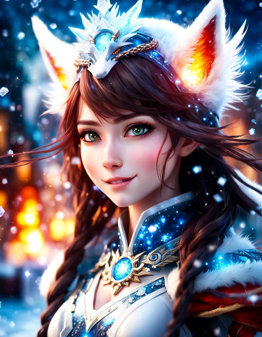 Snow Princess - AI Generated Artwork - NightCafe Creator