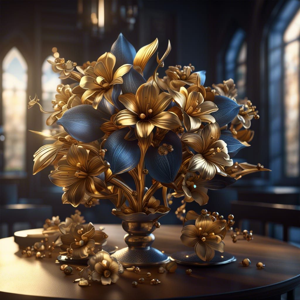 Ornate Blooms  by @Jasmine Liu