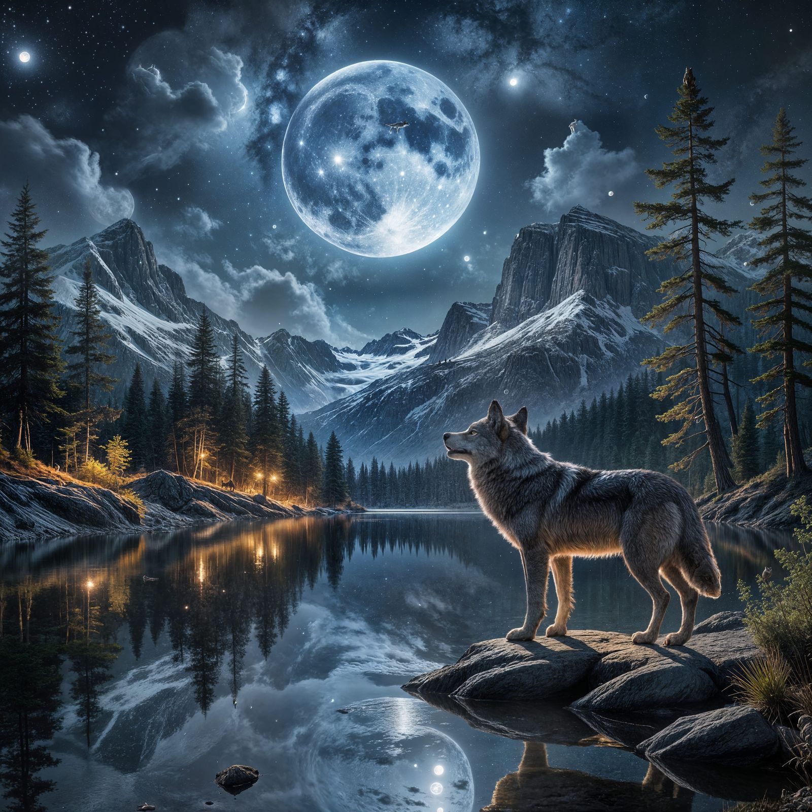 🐺 - 3 likes  by @Angelain