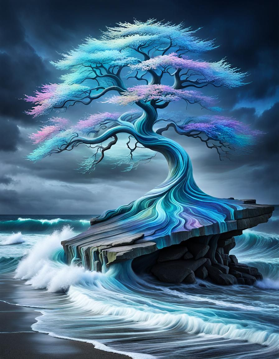 A Magical Tree Belonging to the Sea  by @KBunny001