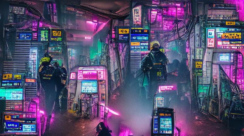 A cyberpunk Tokyo