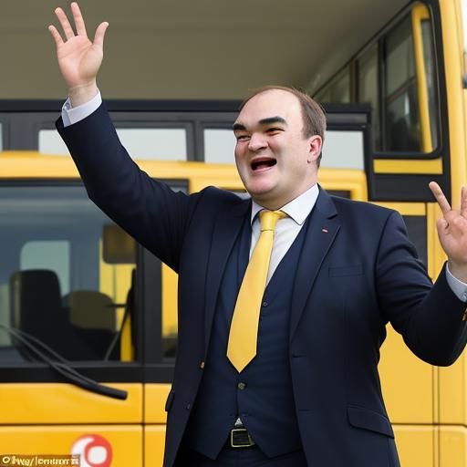 Lib Dem Leader Ed Davey shouting "Get in!" Celebrating a gre...