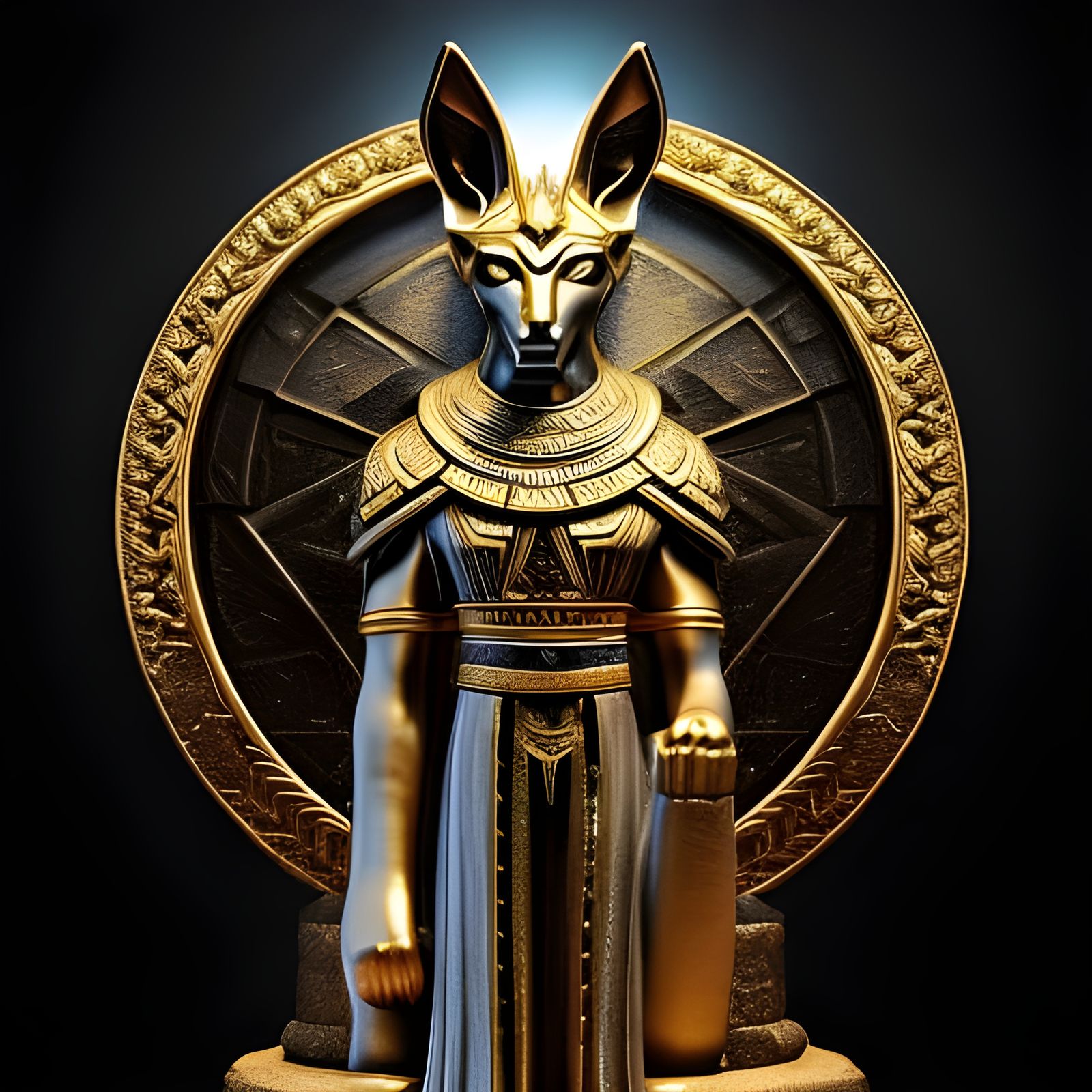 The Statue of Anubis