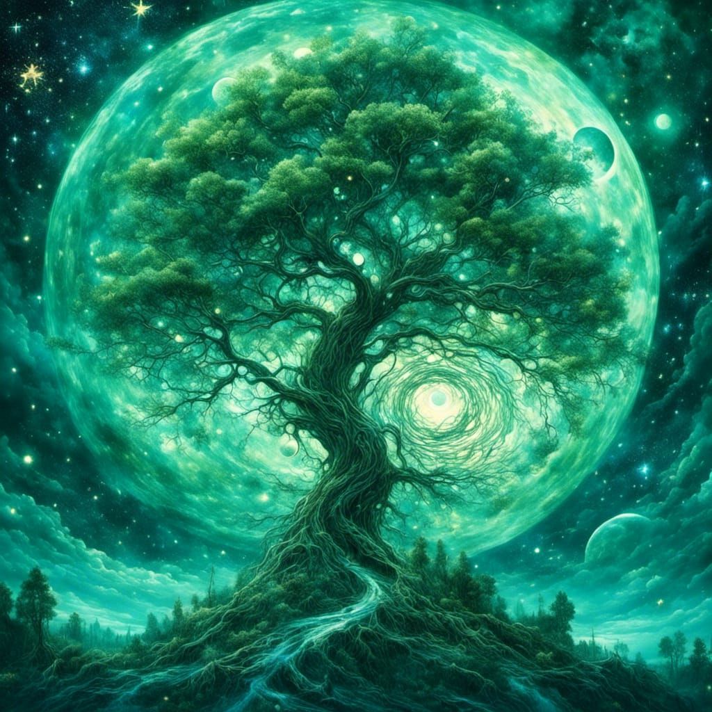 Tree  by @SmitAiArtist