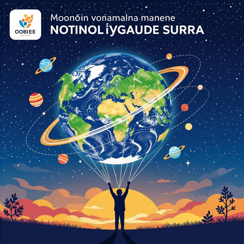 Girl Plays with Pom Poms in Pop Art Style