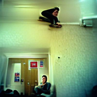 Nyall in the flat