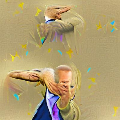 Joe Biden dabbing on the haters