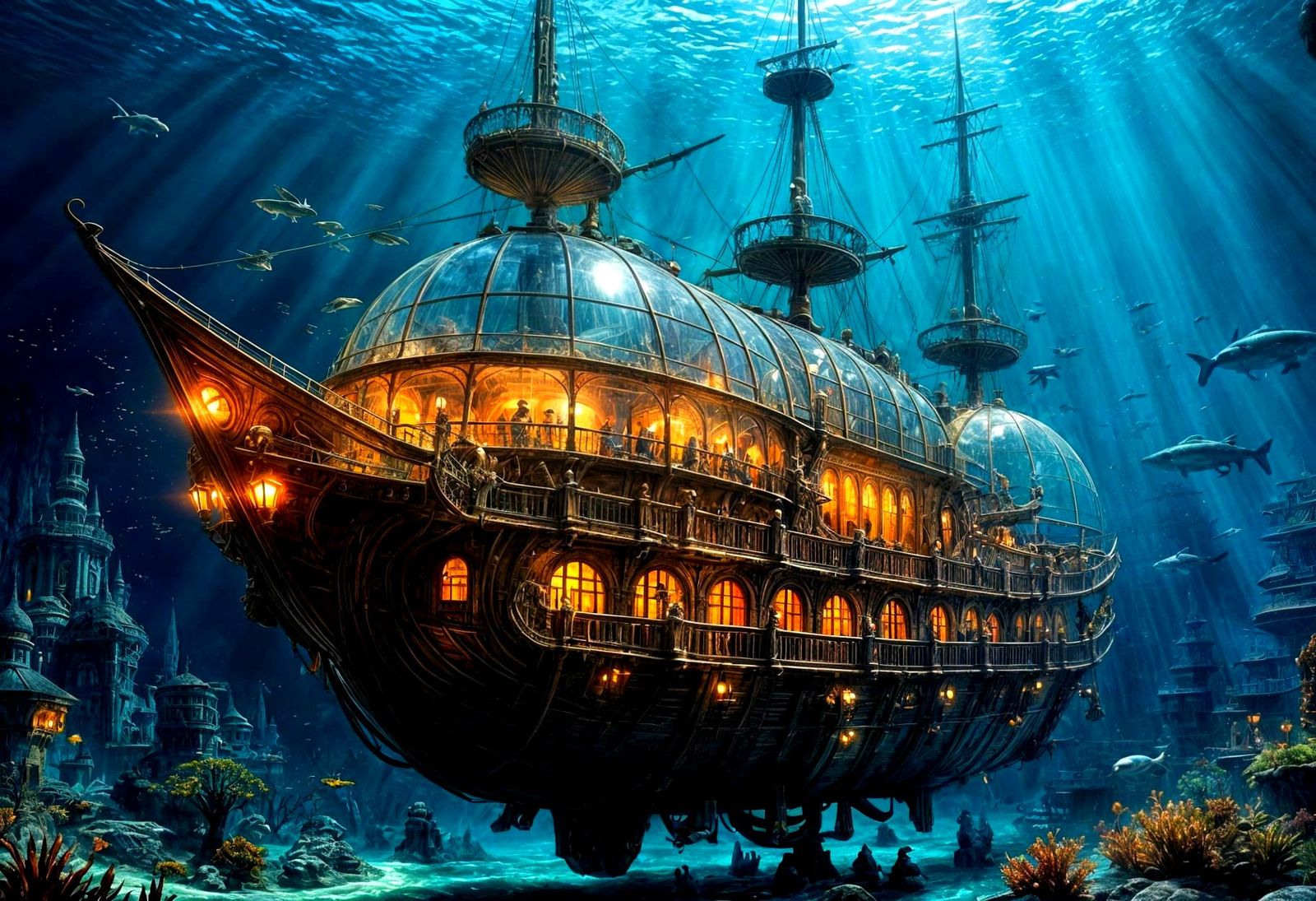 Deep blue  by @Steamcraft Sketcher