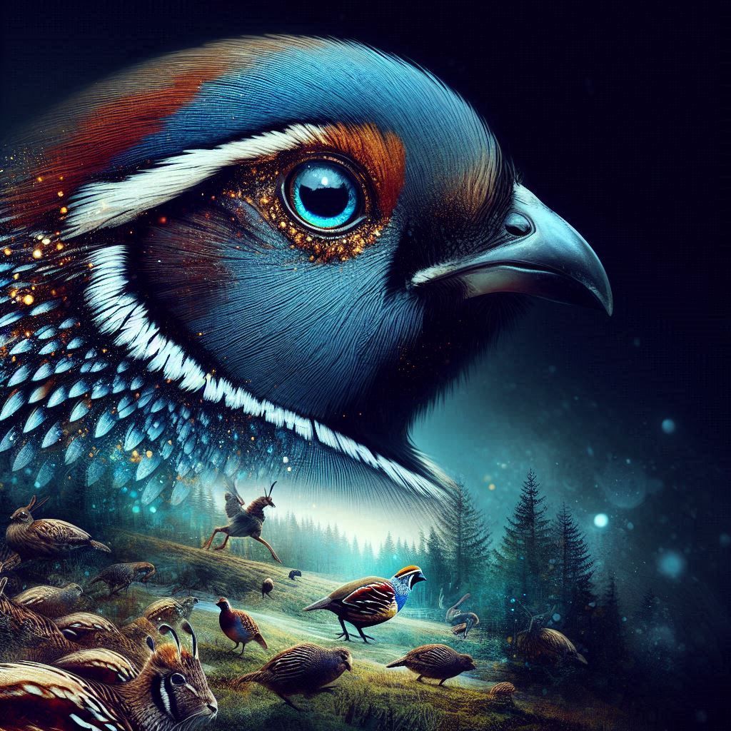 Quail-Double Exposure #2