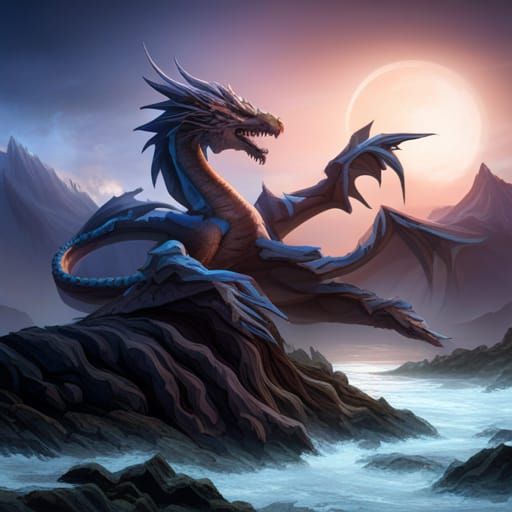 Stunning dragon - AI Generated Artwork - NightCafe Creator