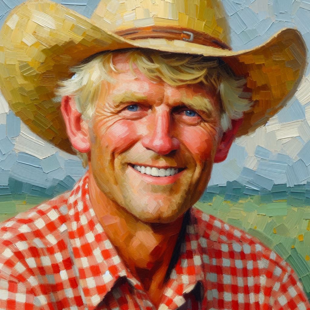 Impressionistic Portrait "Cowboy"