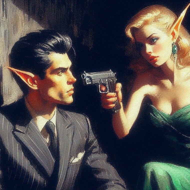 "Murder is no Fantasy" An Elf Noir