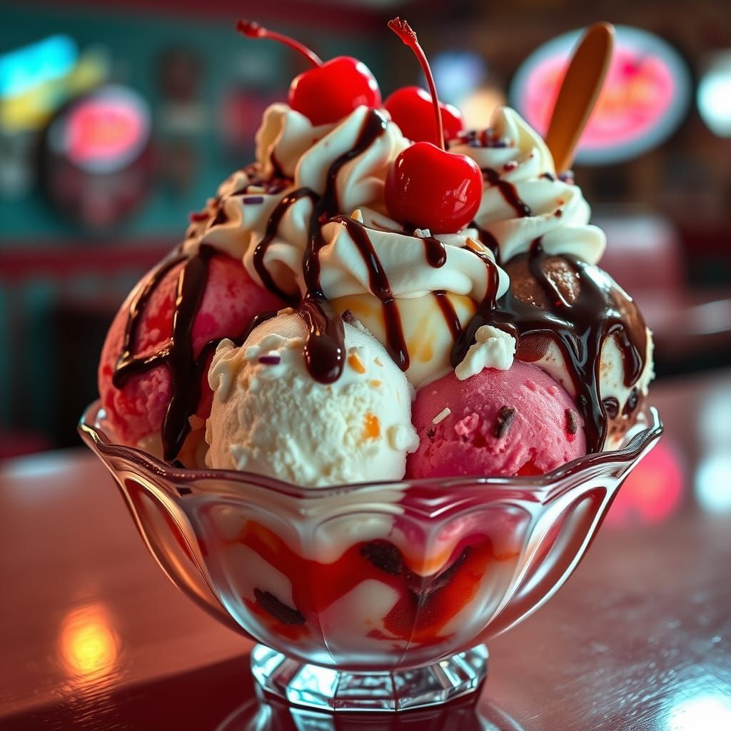 Sundae  by @Booth31AIart
