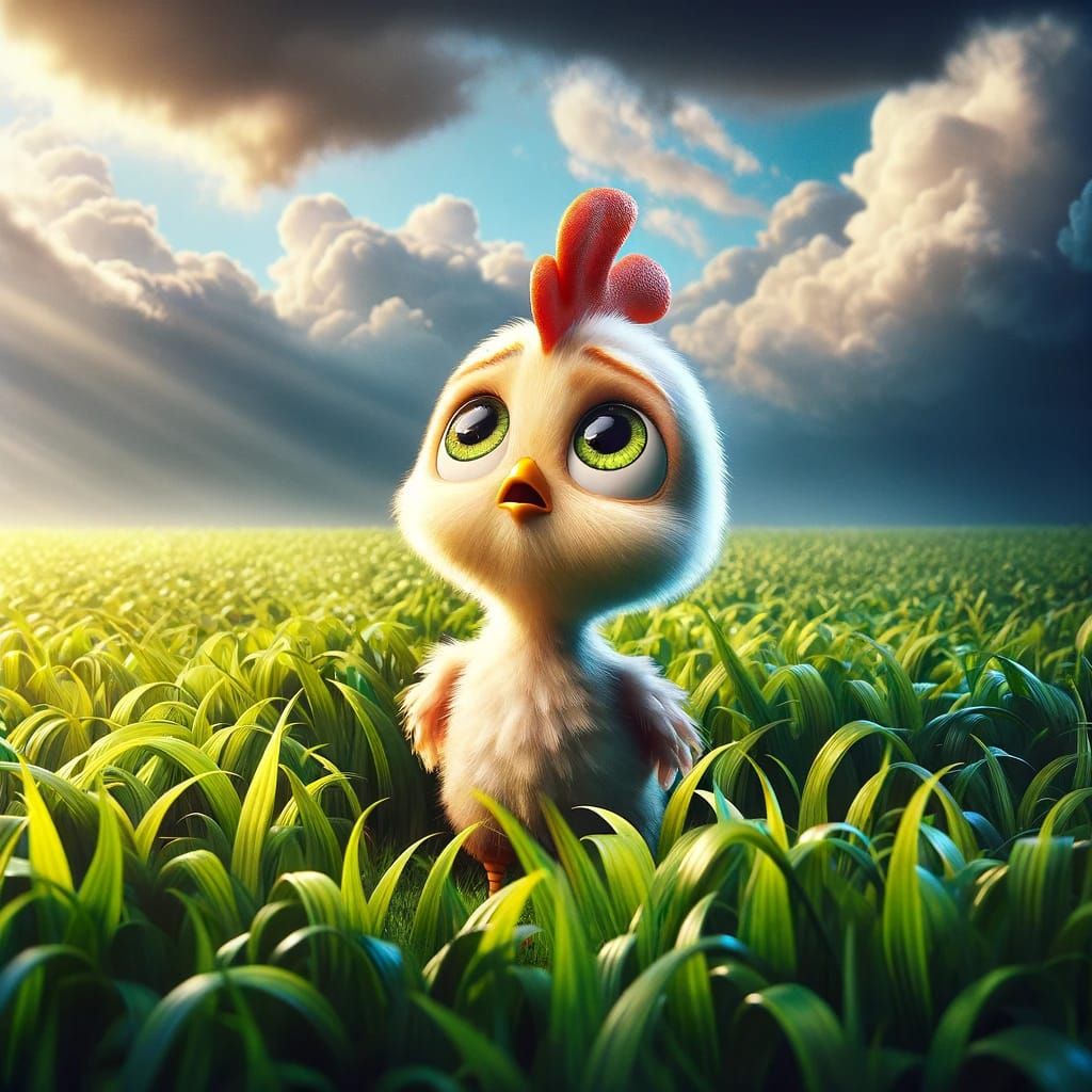 chicken little waiting for the sky to fall