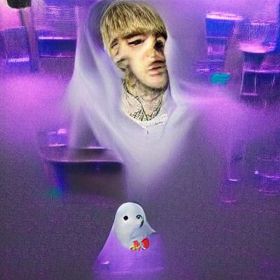 lil peep as a ghost