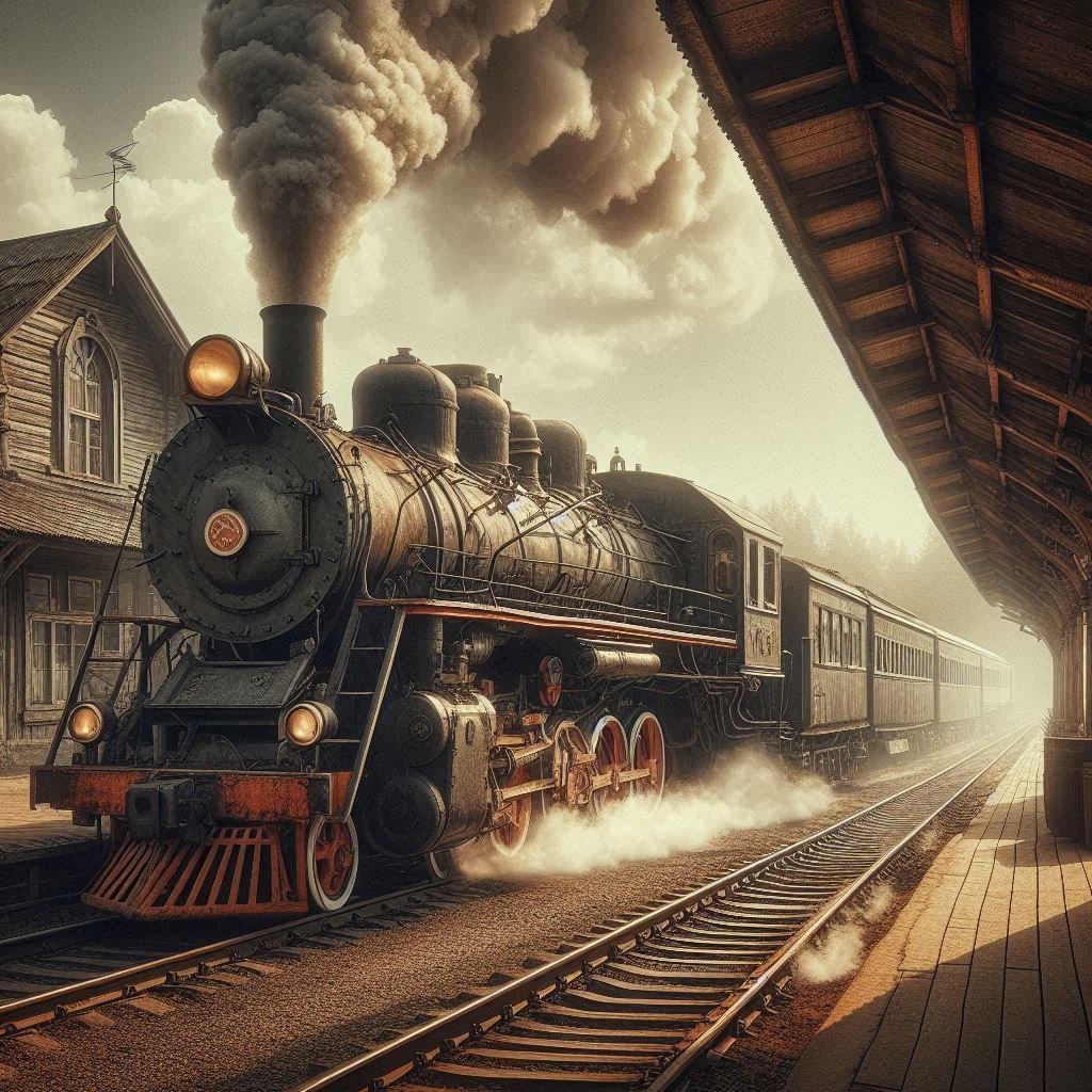 train coming into station