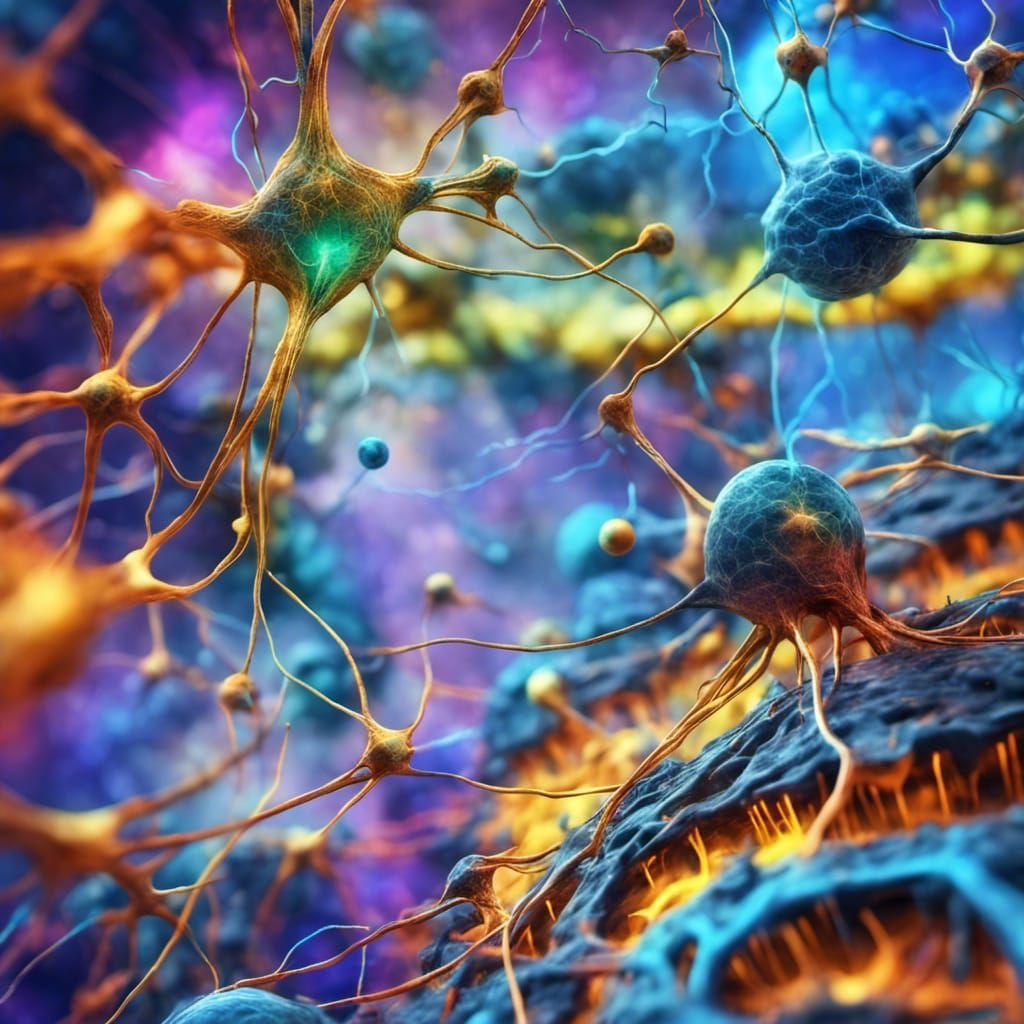 Neuronal connections  by @PB
