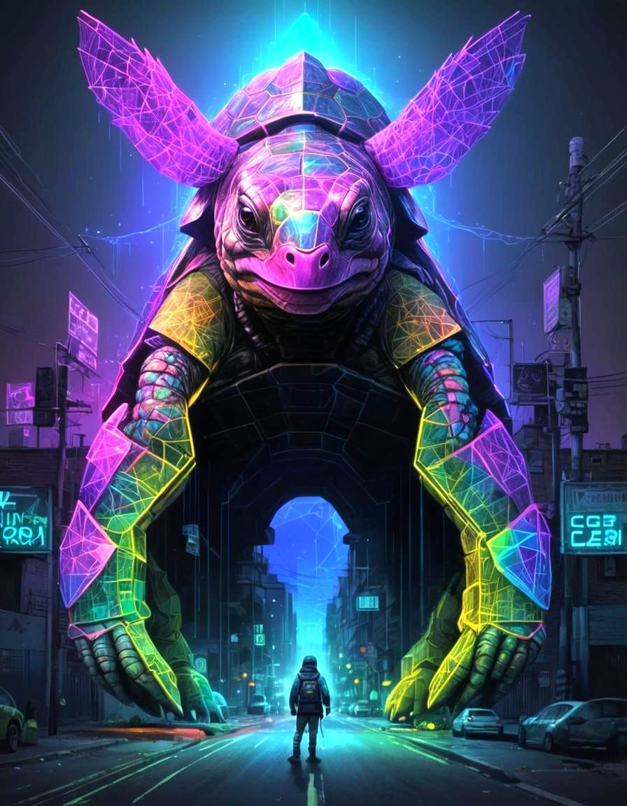 Geometric Tortoise Welcome to our city