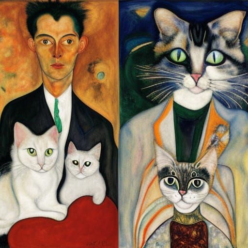 cat family portrait.