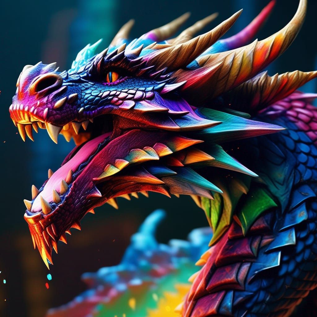 Dragon of dreams - AI Generated Artwork - NightCafe Creator