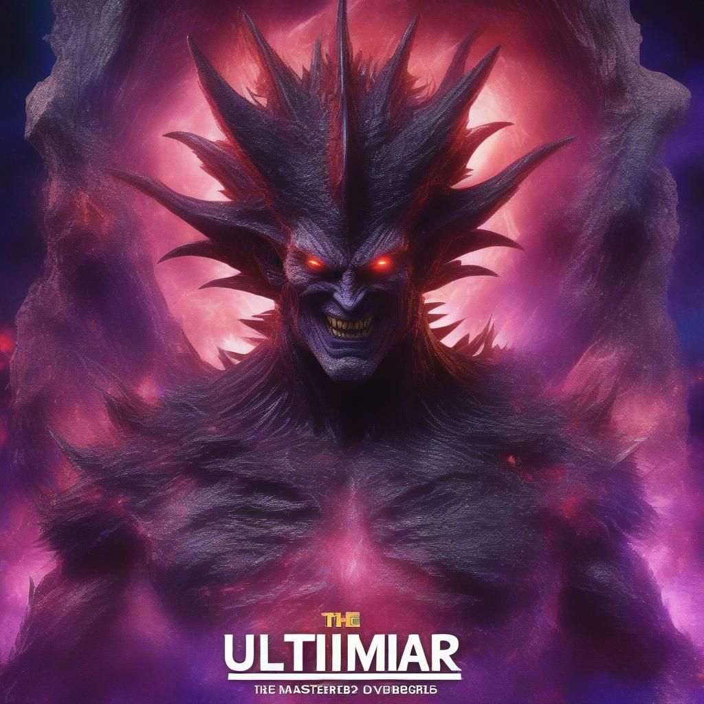 Spooky movie title like art creations of my pure evil origin...