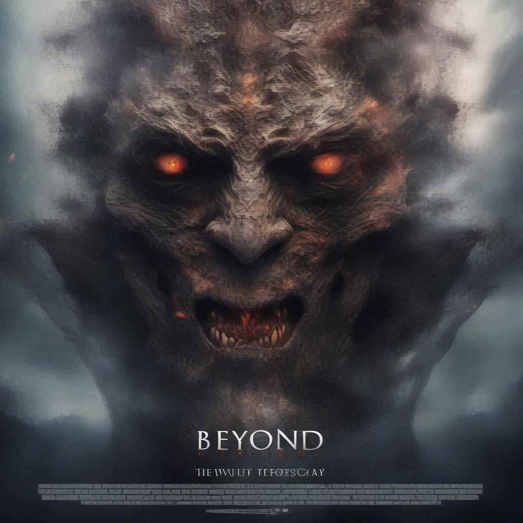 Spooky movie title like art creations of my pure evil origin...