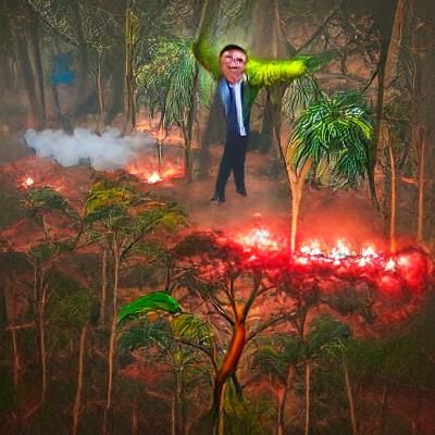 bolsonaro burning the amazon forest