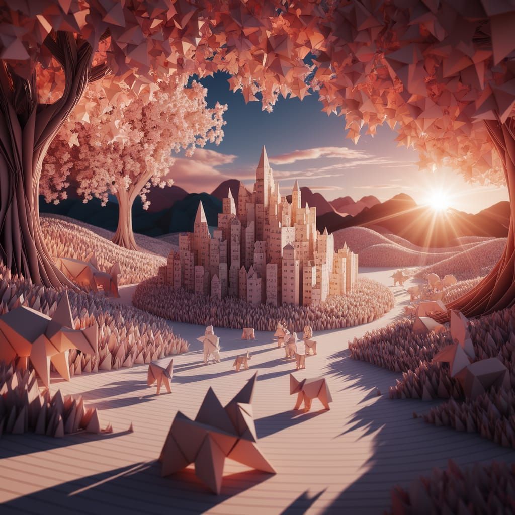 Paper installation  by @Petro_vi4