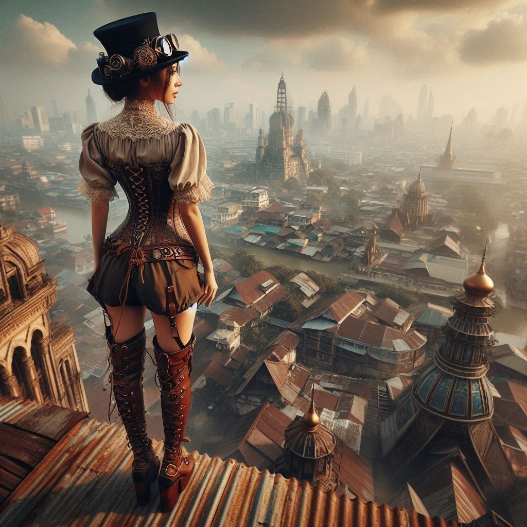 Steampunk city
