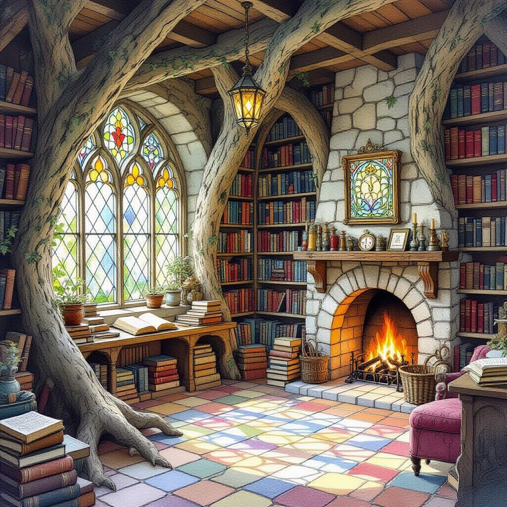  bookshop   by @Runaway Psychologist