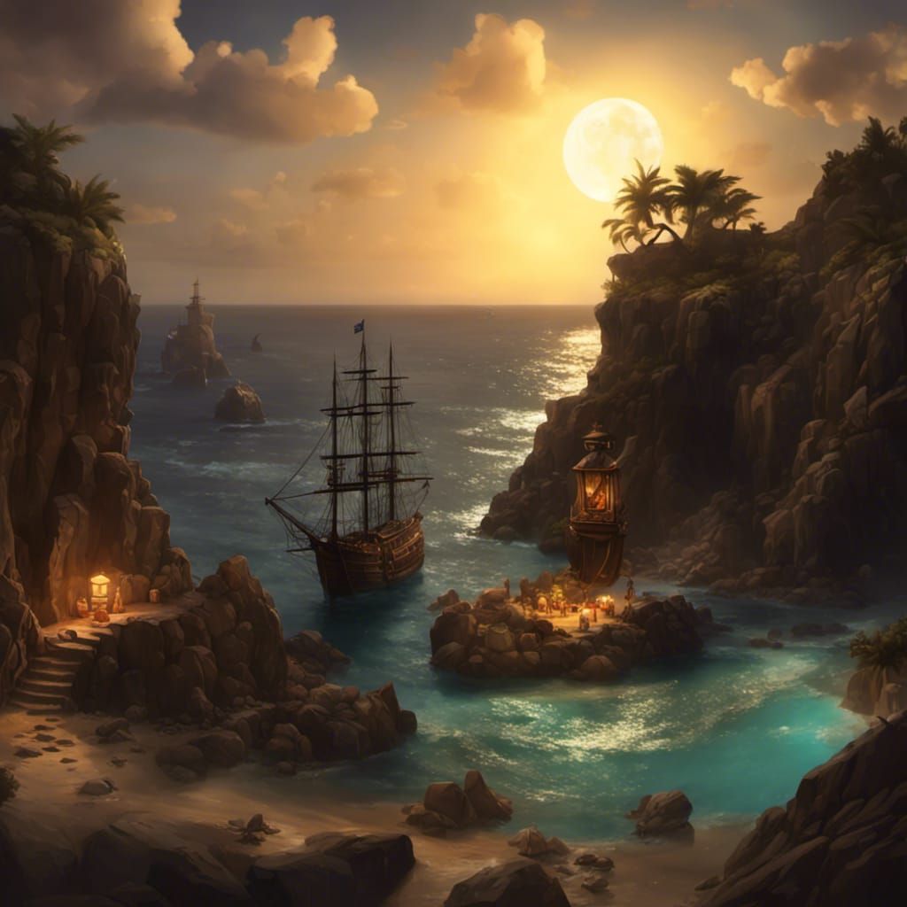 Night at Pirate Cove 3  by @Totally4Ryo