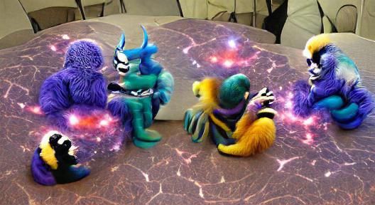 cosmic creatures having an intense debate 2