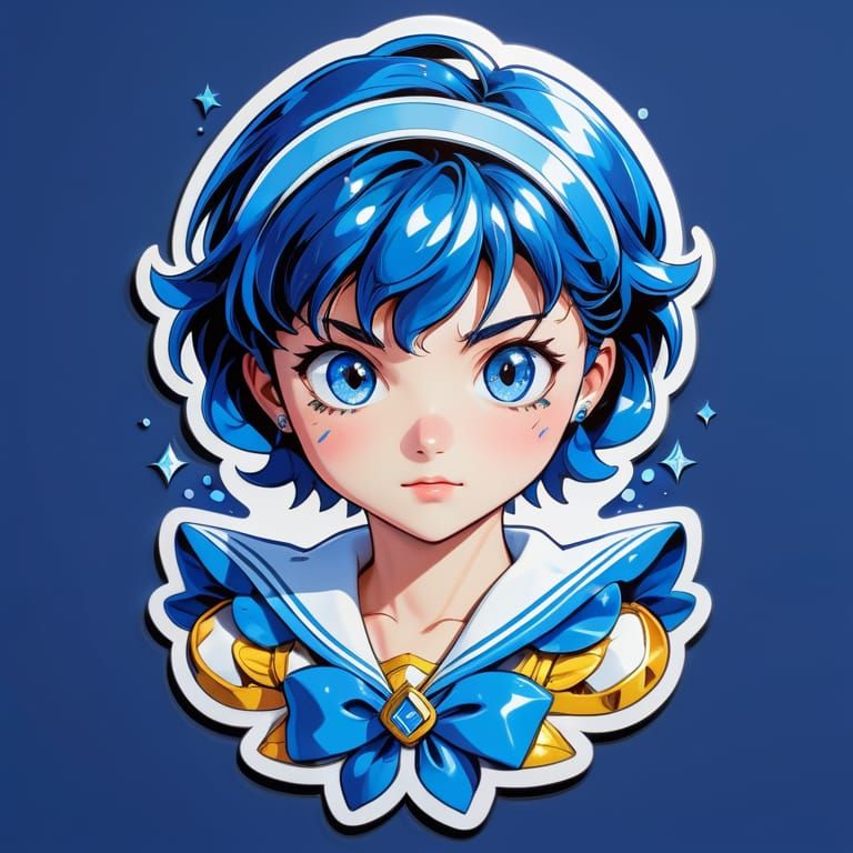 Sailor Mercury sticker
