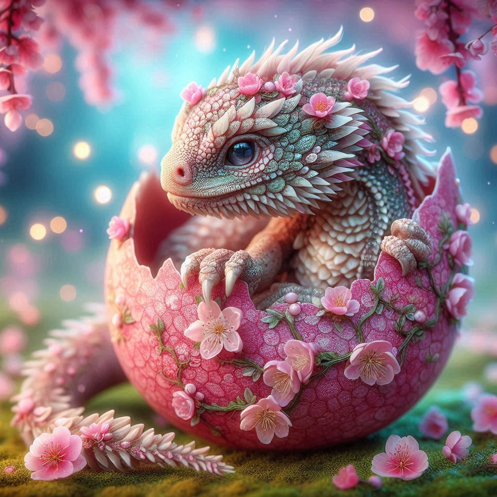 Little cute Cherry Blossom Dragon (3)