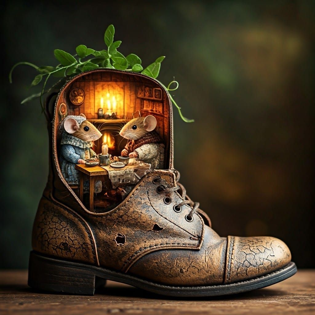 Breakfast in a shoe  by @Montana Deroble