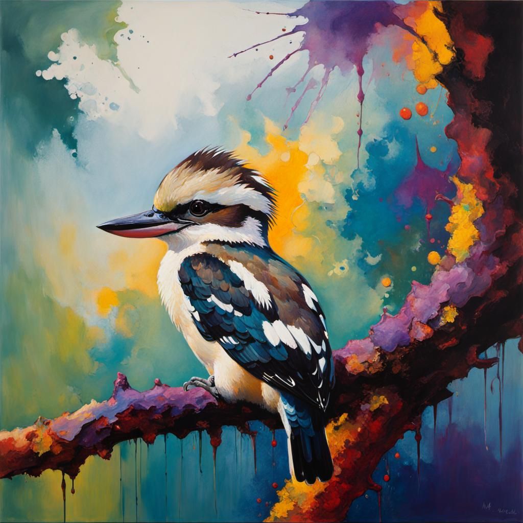 Kookaburra in a tree