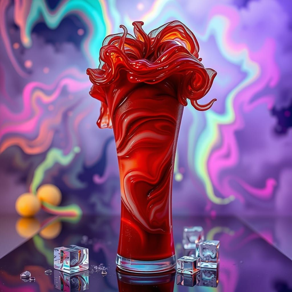 Volcanic cocktail  by @Valentin