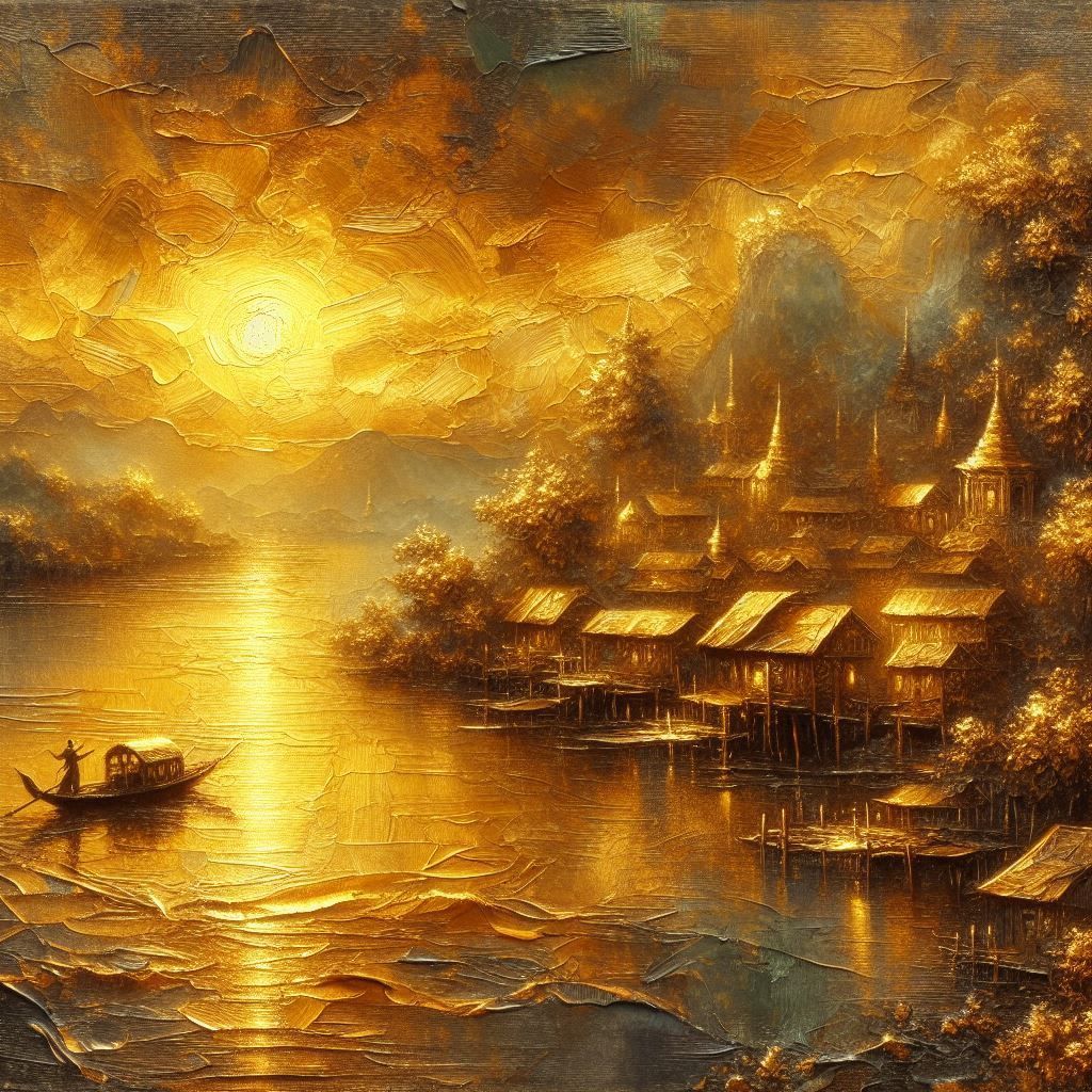 Golden scenery