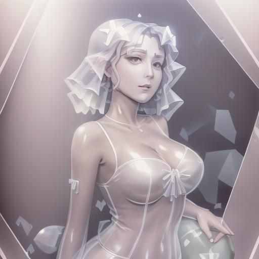 almost colorless and transparent