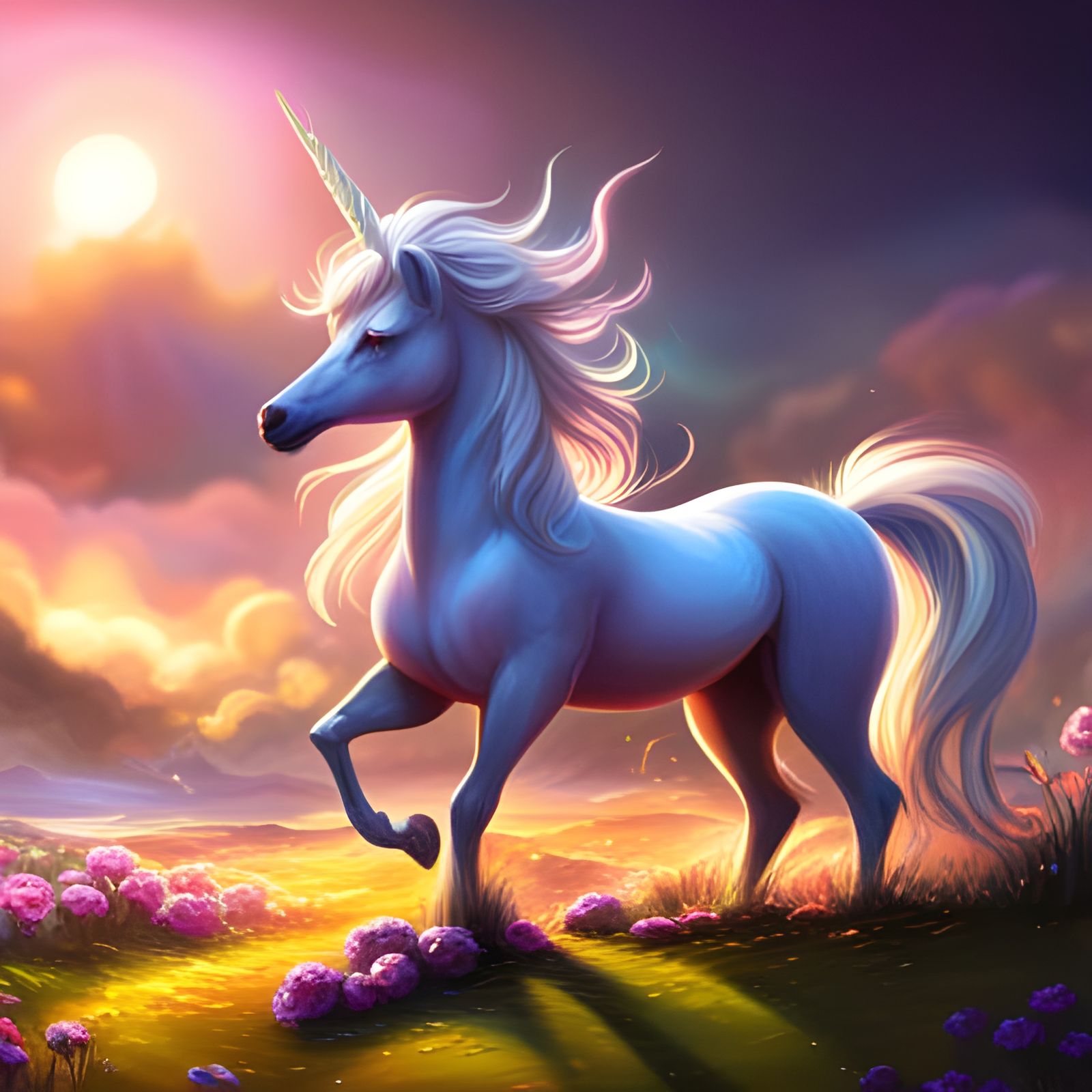 “Dawn of the Unicorn”  by @Valkyrja